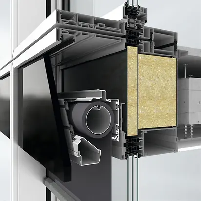 Sun Shading System AB ZDS in Burgmann Façade System AF UDC 80
